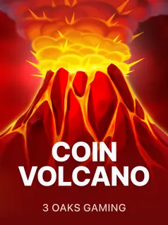 Machine à sous Coin Volcano éruptions de gains avec symboles monnaie et bonus hold