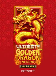 Slot Ultimate Golden Dragon Inferno Hold Win dragon doré mécanique hold respin jackpots
